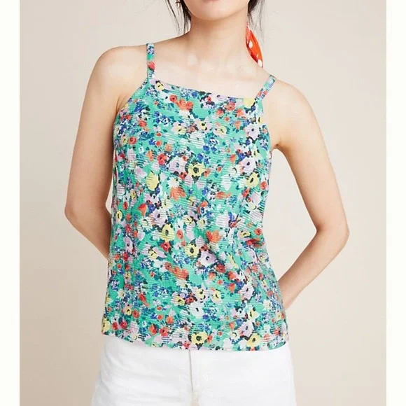 Anthropologie green top - Picture 5 of 12